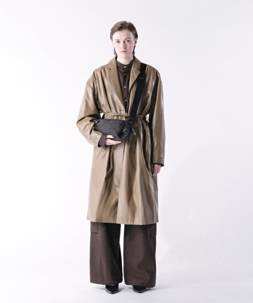 Cote&Ciel(コートエシエル)の「【cote&ciel/コートエシエル】 Nestos Split Tweed Alias / ショルダーバッグ(ショルダーバッグ・メンズ・ブラック×グレー・FREE)」の5枚目の写真