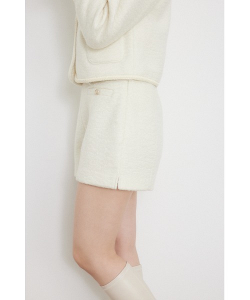 rienda(リエンダ)の「【セットアップ対応】ハイウエストスリットショートパンツ 秋服 冬服(その他パンツ・レディース・グレー/アイボリー/ベージュ・X-SMALL/SMALL/MEDIUM)」の9枚目の写真
