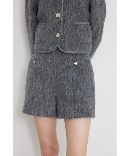 rienda(リエンダ)の「【セットアップ対応】ハイウエストスリットショートパンツ 秋服 冬服(その他パンツ・レディース・グレー/アイボリー/ベージュ・X-SMALL/SMALL/MEDIUM)」の22枚目の写真
