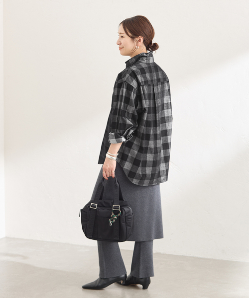 JOURNAL STANDARD(ジャーナルスタンダード)の「チェックコールシャツ(シャツ/ブラウス・レディース・チョコ/ブラック系その他・FREE)」の19枚目の写真