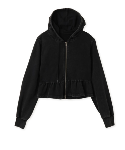 atmos pink(アトモスピンク)の「atmos pink Peplum Zip Hoodie / アトモス ピンク ペプラム ジップ フード(パーカー・レディース・ピンク/カモフラージュ/ブラック・FREE)」の6枚目の写真