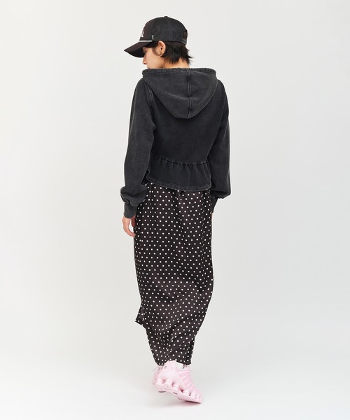 atmos pink(アトモスピンク)の「atmos pink Peplum Zip Hoodie / アトモス ピンク ペプラム ジップ フード(パーカー・レディース・ピンク/カモフラージュ/ブラック・FREE)」の11枚目の写真
