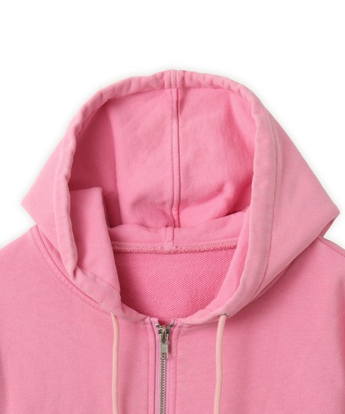 atmos pink(アトモスピンク)の「atmos pink Peplum Zip Hoodie / アトモス ピンク ペプラム ジップ フード(パーカー・レディース・ピンク/カモフラージュ/ブラック・FREE)」の16枚目の写真