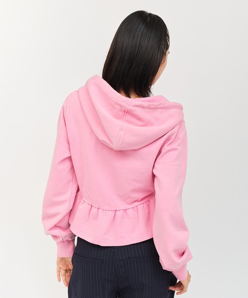 atmos pink(アトモスピンク)の「atmos pink Peplum Zip Hoodie / アトモス ピンク ペプラム ジップ フード(パーカー・レディース・ピンク/カモフラージュ/ブラック・FREE)」の19枚目の写真