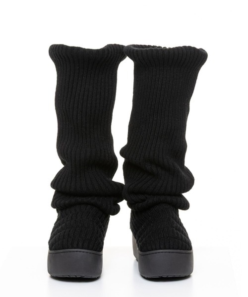 ODAKHA(オダカ)の「ODAKHA(オダカ)ODAKHAxSUBU loose socks boots(ブーツ・レディース・ブラック/ホワイト・0/00)」の6枚目の写真
