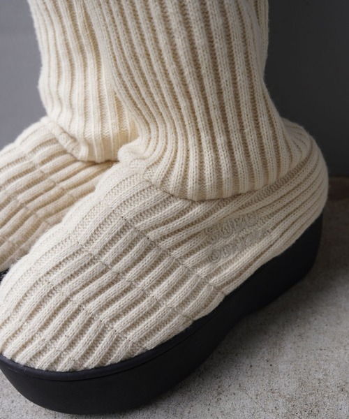 ODAKHA(オダカ)の「ODAKHA(オダカ)ODAKHAxSUBU loose socks boots(ブーツ・レディース・ブラック/ホワイト・0/00)」の7枚目の写真