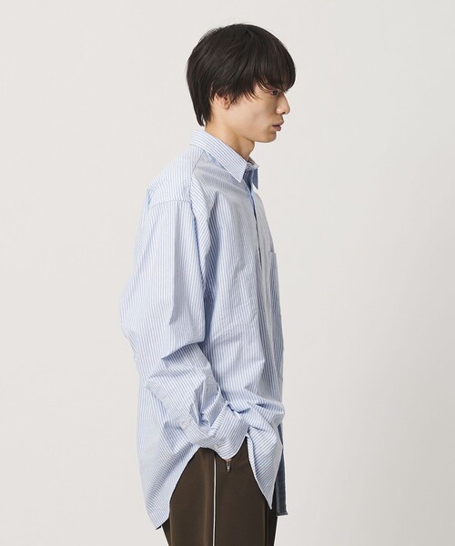 NICE WEATHER（ナイスウェザー）の「＜NICE WEATHER＞オックスフォード シャツ（シャツ/ブラウス・メンズ・その他1/ライトブルー・M/XS/L/S）」の4枚目の写真