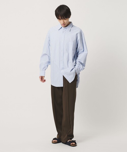 NICE WEATHER（ナイスウェザー）の「＜NICE WEATHER＞オックスフォード シャツ（シャツ/ブラウス・メンズ・その他1/ライトブルー・M/XS/L/S）」の5枚目の写真