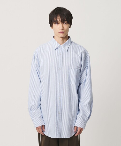 NICE WEATHER（ナイスウェザー）の「＜NICE WEATHER＞オックスフォード シャツ（シャツ/ブラウス・メンズ・その他1/ライトブルー・M/XS/L/S）」の7枚目の写真