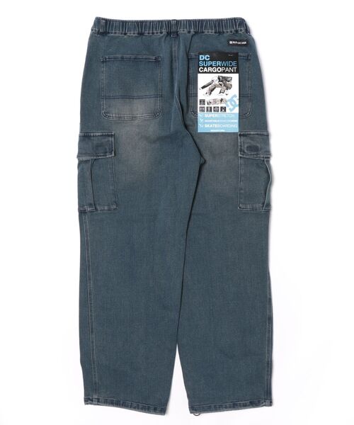 DC(ディーシー)の「DC/ディーシー ロングパンツ カーゴパンツ 26 SUPERWIDE CARGO PANT DPT264035(その他パンツ・メンズ・インディゴブルー/リアルツリーカモ/ケミカルウォッシュ・L/XL/M/S)」の4枚目の写真