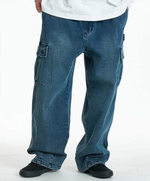 DC(ディーシー)の「DC/ディーシー ロングパンツ カーゴパンツ 26 SUPERWIDE CARGO PANT DPT264035(その他パンツ・メンズ・インディゴブルー/リアルツリーカモ/ケミカルウォッシュ・L/XL/M/S)」の15枚目の写真