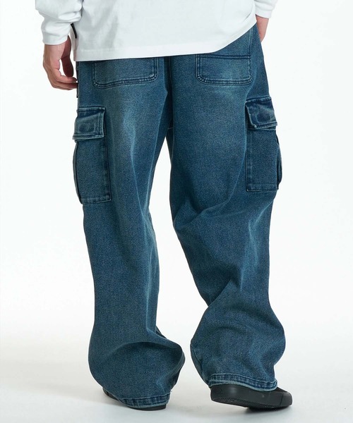 DC(ディーシー)の「DC/ディーシー ロングパンツ カーゴパンツ 26 SUPERWIDE CARGO PANT DPT264035(その他パンツ・メンズ・インディゴブルー/リアルツリーカモ/ケミカルウォッシュ・L/XL/M/S)」の16枚目の写真