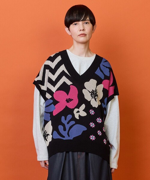 marimekko（マリメッコ）の「Unikko / Pioneeri knitted cotton vest