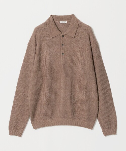 BEAUTY&YOUTH UNITED ARROWS(ビューティーアンドユースユナイテッドアローズ)の「ニュアンス カール 3B ポロニット ウォッシャブル(ニット/セーター・メンズ・モカ/レッド/ブラック・S/M/L/XL)」の9枚目の写真