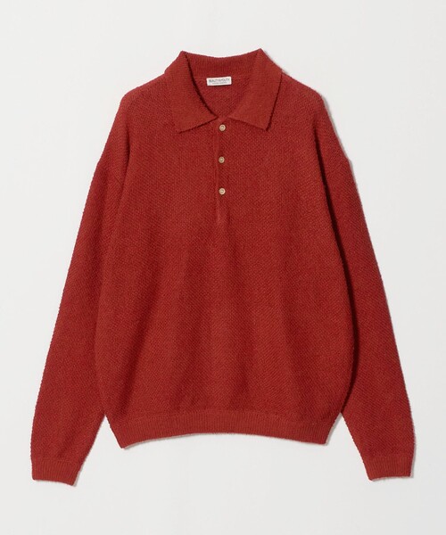 BEAUTY&YOUTH UNITED ARROWS(ビューティーアンドユースユナイテッドアローズ)の「ニュアンス カール 3B ポロニット ウォッシャブル(ニット/セーター・メンズ・モカ/レッド/ブラック・S/M/L/XL)」の15枚目の写真