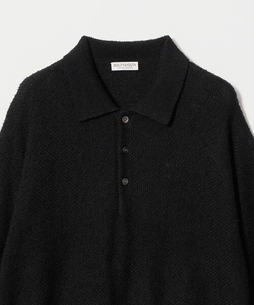 BEAUTY&YOUTH UNITED ARROWS(ビューティーアンドユースユナイテッドアローズ)の「ニュアンス カール 3B ポロニット ウォッシャブル(ニット/セーター・メンズ・モカ/レッド/ブラック・S/M/L/XL)」の19枚目の写真