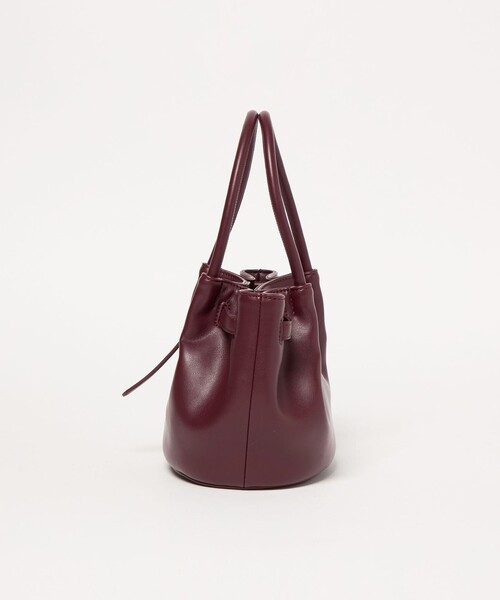 green label relaxing(グリーンレーベルリラクシング)の「【別注】<SINBONO>ベルト トートバッグ / ショルダーバッグ(ショルダーバッグ・レディース・ワインレッド/ブラック・FREE)」の8枚目の写真