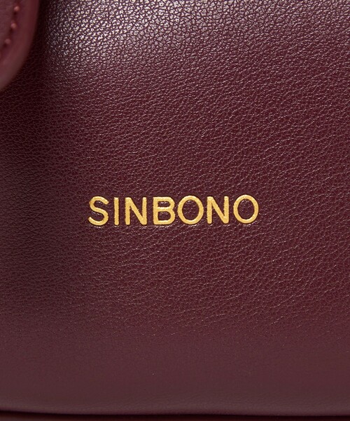 green label relaxing(グリーンレーベルリラクシング)の「【別注】<SINBONO>ベルト トートバッグ / ショルダーバッグ(ショルダーバッグ・レディース・ワインレッド/ブラック・FREE)」の17枚目の写真