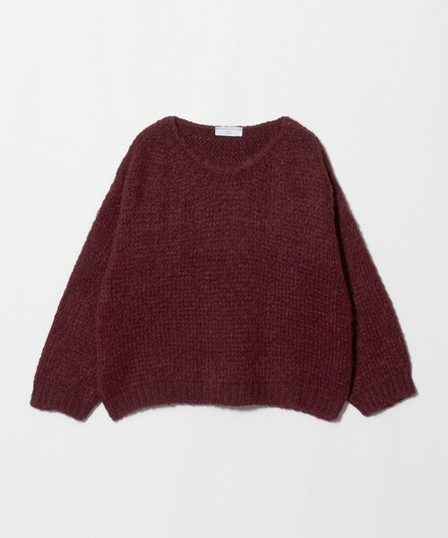 TRICOTS JEAN MARC(トリコットジーンマルク)の「【別注】<TRICOTS JEAN MARC>セサミ プルオーバー(ニット/セーター・レディース・ワイン/ライラック/ライトピンク・FREE)」の3枚目の写真