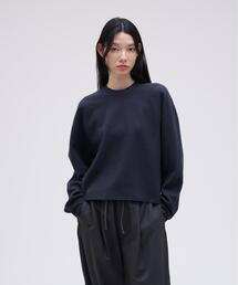 YLEVE / ULTRAFINE MERINO MILLED WOOL KNIT PULL OVER