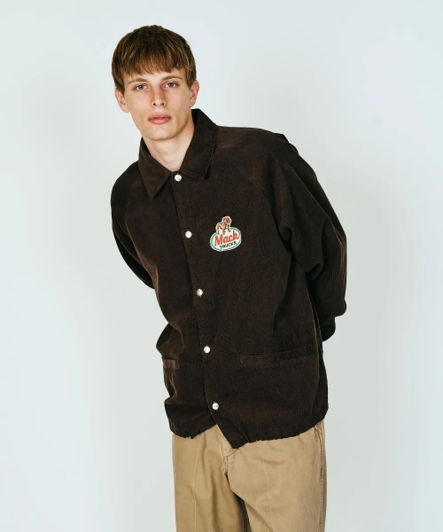 MACK TRUCKS(マックトラックス)の「CORDUROY COACHERS JACKET(ブルゾン・メンズ・チャコールグレー/ブラウン/グリーン/ブラック・LARGE/MEDIUM)」の5枚目の写真