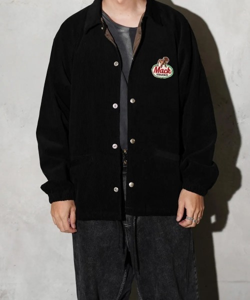 MACK TRUCKS(マックトラックス)の「CORDUROY COACHERS JACKET(ブルゾン・メンズ・チャコールグレー/ブラウン/グリーン/ブラック・LARGE/MEDIUM)」の20枚目の写真