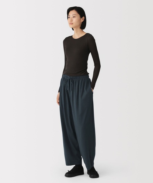 MUJI Labo(ムジラボ)の「〔MUJI Labo〕男女兼用 スムースジャージーイージーパンツ(その他パンツ・メンズ・ダークネイビー/ブラック/ダークグレー・XS/S/M/L)」の7枚目の写真