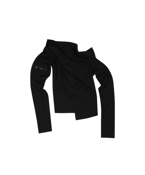 DOGMA EHKS(ドグマ エックス)の「SQUARE KNIT CARDIGAN BLACK(カーディガン/ボレロ・レディース・その他・FREE)」の3枚目の写真