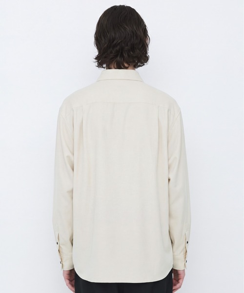 UNITED TOKYO(ユナイテッドトウキョウ)の「SILK NYLON TWILL ダブルタックシャツ(シャツ/ブラウス・メンズ・ブラック/オフホワイト/ブラウン・1/2)」の11枚目の写真