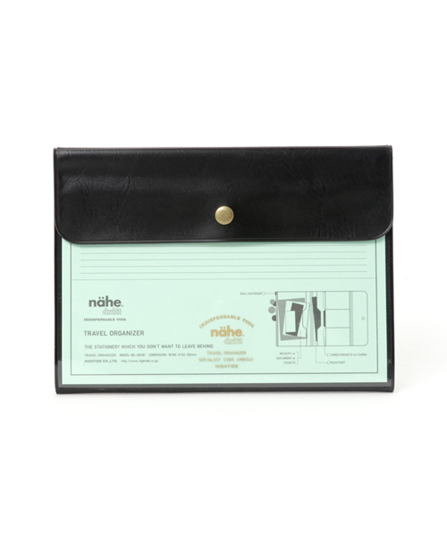 Nahe（ネーエ）の「nahe ネーエ トラベルオーガナイザー 収納ケース パスポート 三つ折り クリア A6（パスポートケース・レディース・グレー/アイボリー/グリーン/レッド/イエロー/ブルー/ホワイト/ブラック/グレー系その他/ブラウン系その他/クリア・FREE）」の12枚目の写真