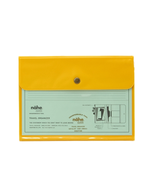 Nahe（ネーエ）の「nahe ネーエ トラベルオーガナイザー 収納ケース パスポート 三つ折り クリア A6（パスポートケース・レディース・グレー/アイボリー/グリーン/レッド/イエロー/ブルー/ホワイト/ブラック/グレー系その他/ブラウン系その他/クリア・FREE）」の15枚目の写真