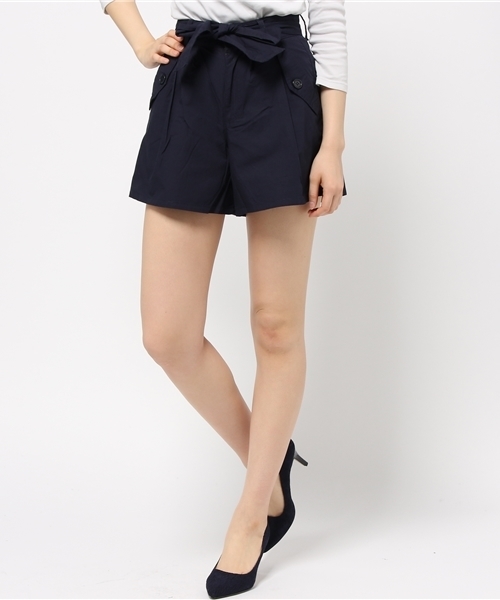 VENCEEXCHANGE（ヴァンスエクスチェンジ）の「コットンキュロットパンツ （その他パンツ・レディース・ベージュ/その他35/スカイブルー/ライトカーキ・MEDIUM）」の3枚目の写真