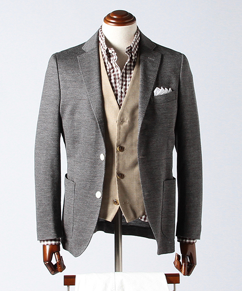 B:MING by BEAMS（ビーミングバイビームス）の「ビーミング by ビームス / カジュアルジレ（ベスト・メンズ・ナチュラル/ベージュ/ブルー系その他/ネイビー・48/46/44）」の2枚目の写真