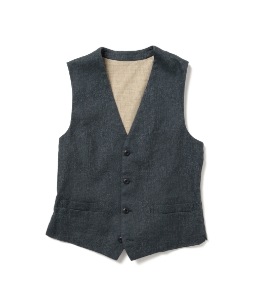 B:MING by BEAMS（ビーミングバイビームス）の「ビーミング by ビームス / カジュアルジレ（ベスト・メンズ・ナチュラル/ベージュ/ブルー系その他/ネイビー・48/46/44）」の13枚目の写真