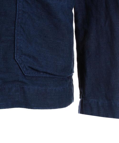 UNITED ARROWS & SONS（ユナイテッドアローズアンドサンズ）の「UNITED ARROWS & SONS（ユナイテッドアローズ＆サンズ） INDIGO MESH JACKET◆（その他アウター・メンズ・ネイビー・SMALL/LARGE/MEDIUM）」の3枚目の写真