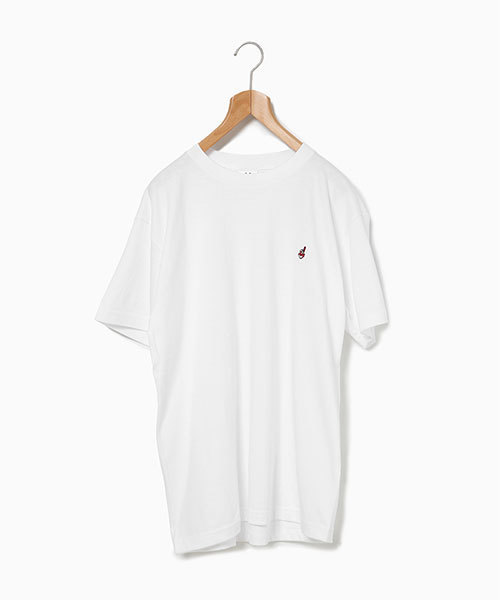 MAJESTIC（マジェスティック）の「Majestic/F/MLB別注TEE SS CLI（Tシャツ/カットソー・メンズ・ホワイト/ネイビー・SMALL/LARGE/X-LARGE/MEDIUM）」の2枚目の写真
