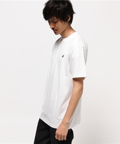 MAJESTIC（マジェスティック）の「Majestic/F/MLB別注TEE SS CLI（Tシャツ/カットソー・メンズ・ホワイト/ネイビー・SMALL/LARGE/X-LARGE/MEDIUM）」の3枚目の写真