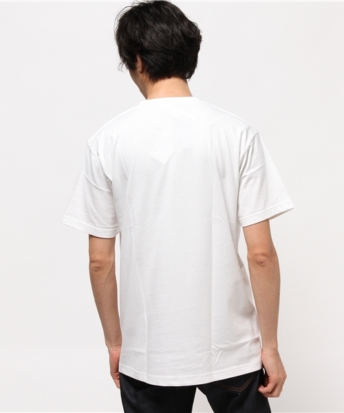 MAJESTIC（マジェスティック）の「Majestic/F/MLB別注TEE SS CLI（Tシャツ/カットソー・メンズ・ホワイト/ネイビー・SMALL/LARGE/X-LARGE/MEDIUM）」の4枚目の写真