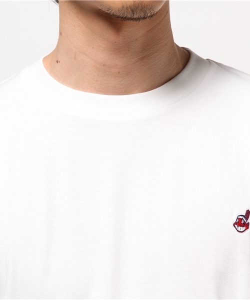 MAJESTIC（マジェスティック）の「Majestic/F/MLB別注TEE SS CLI（Tシャツ/カットソー・メンズ・ホワイト/ネイビー・SMALL/LARGE/X-LARGE/MEDIUM）」の5枚目の写真