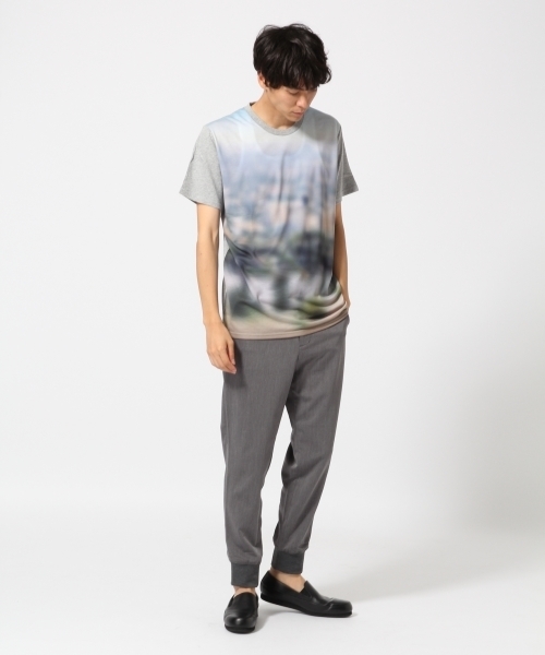 HARE（ハレ）の「シェイドオフカットソー(HARE)（Tシャツ/カットソー・メンズ・ブラック/オフホワイト/グレー・MEDIUM/SMALL/LARGE）」の7枚目の写真
