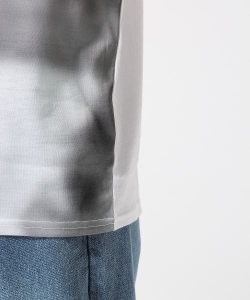 HARE（ハレ）の「シェイドオフカットソー(HARE)（Tシャツ/カットソー・メンズ・ブラック/オフホワイト/グレー・MEDIUM/SMALL/LARGE）」の12枚目の写真