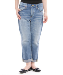 SHIPS for women | LEE:TAPERD FIT BLEACH(デニムパンツ)