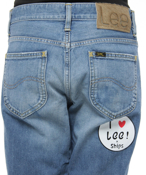 SHIPS for women（シップスフォーウィメン）の「LEE:TAPERD FIT BLEACH（デニムパンツ・レディース・ライトブルー・SMALL/MEDIUM）」の6枚目の写真
