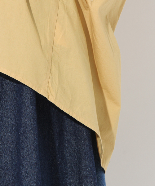 niko and...(ニコアンド)の「染めBIGBIGレギュラーシャツ【niko and ...】(シャツ/ブラウス・レディース・グリーン/ベージュ・FREE)」の6枚目の写真