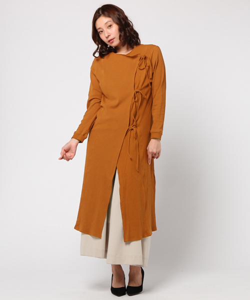 Noma T D ノーマティーディー の Noma T D リボン ロング カーディガン ワンピース ワンピース Wear