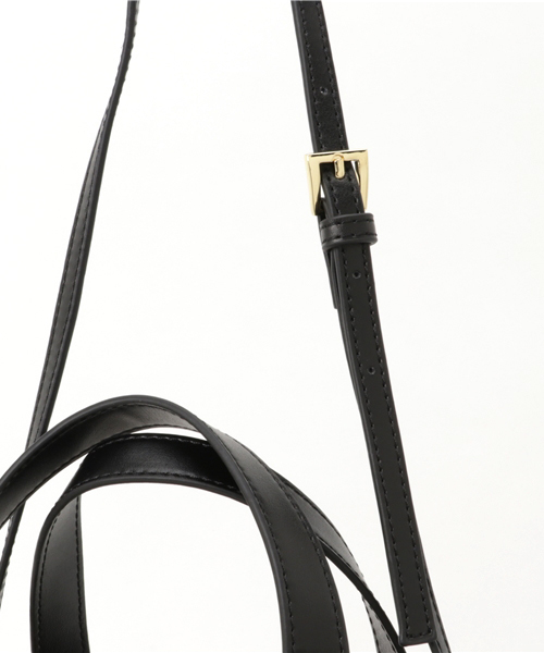 Casselini（キャセリーニ）の「【Le Vernis】レザーフレームトート（トートバッグ・レディース・ブラック/キャメル・ﾌﾘ-）」の5枚目の写真