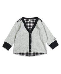 apres les cours | チェック切り替えカーディガン(カーディガン/ボレロ)
