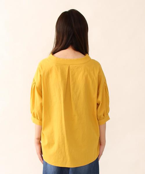 coen（コーエン）の「【新色追加】コットンピケパフスリーブブラウス（シャツ/ブラウス・レディース・ホワイト/ベージュ/イエロー・FREE）」の16枚目の写真