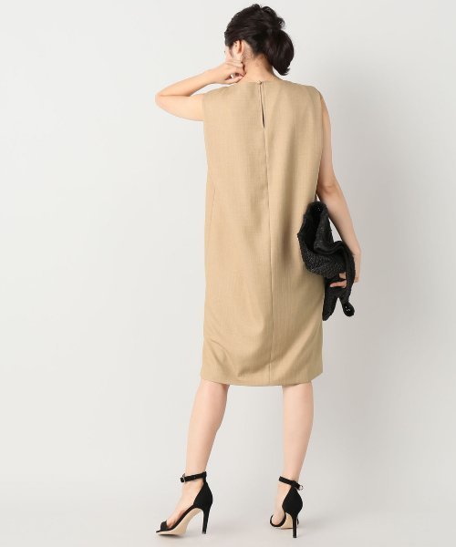 Noble（ノーブル）の「Peブッチャーコクーンフロントベンツワンピース◆（ワンピース・レディース・レッド/ベージュ/ブルー系その他・36/38）」の5枚目の写真