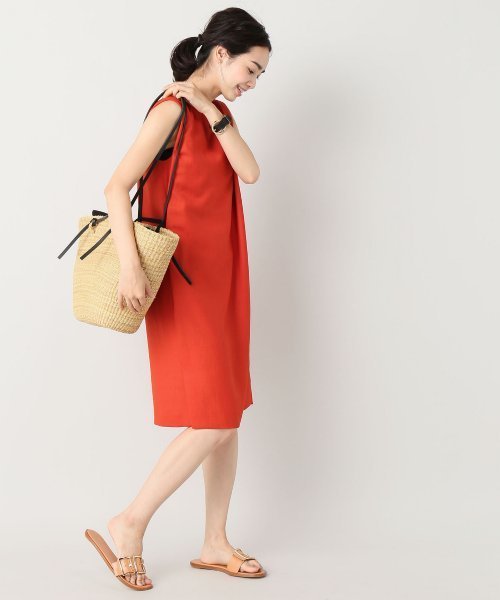 Noble（ノーブル）の「Peブッチャーコクーンフロントベンツワンピース◆（ワンピース・レディース・レッド/ベージュ/ブルー系その他・36/38）」の13枚目の写真